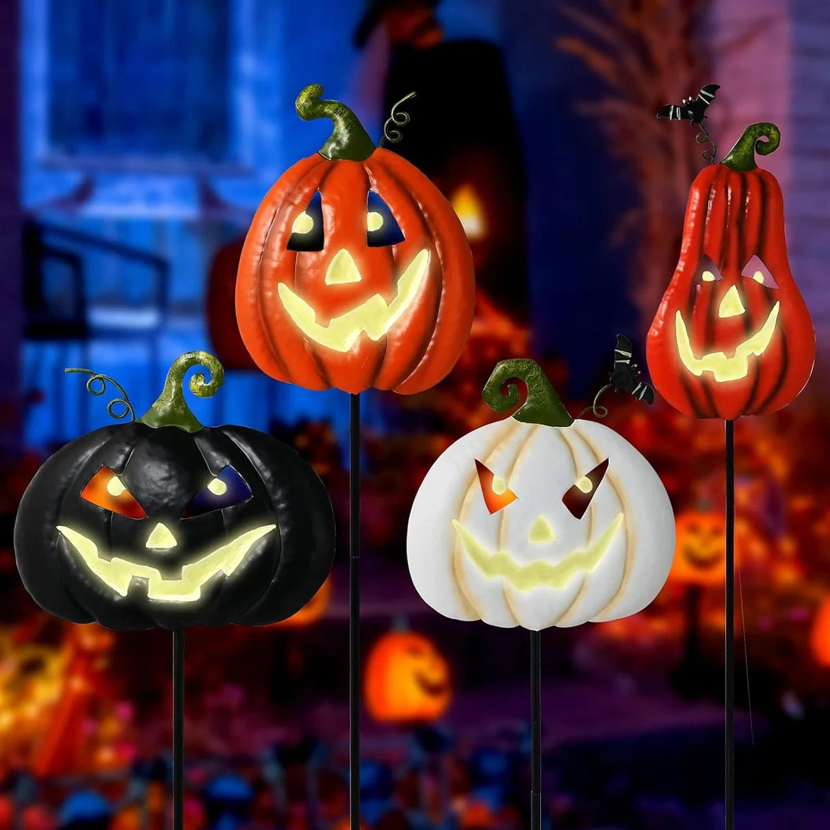 Pumpkin stake lights outlet