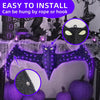 4FT Giant Bat Spooky with 80 LED Purple Lights