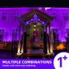 4FT Giant Bat Spooky with 80 LED Purple Lights