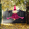 53" Crashing Witch into Tree Halloween Decoration