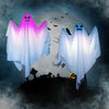 27.5 Inch Halloween Glow Hanging Ghosts Decoration