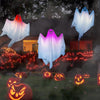 27.5 Inch Halloween Glow Hanging Ghosts Decoration