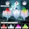 27.5 Inch Halloween Glow Hanging Ghosts Decoration