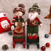 NUOLAN Christmas Decorative Sleigh Doll