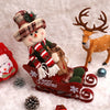 NUOLAN Christmas Decorative Sleigh Doll