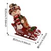 NUOLAN Christmas Decorative Sleigh Doll