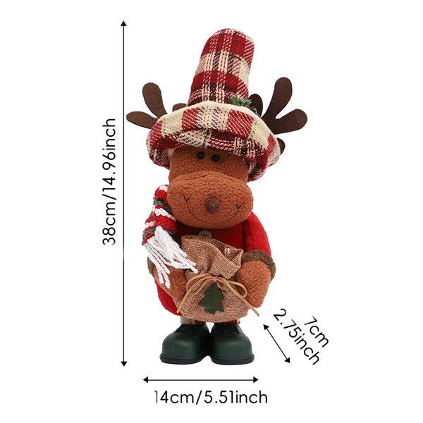 NUOLAN Christmas Decoration Tall Hat Figurine