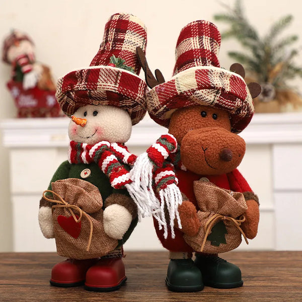 NUOLAN Christmas Decoration Tall Hat Figurine