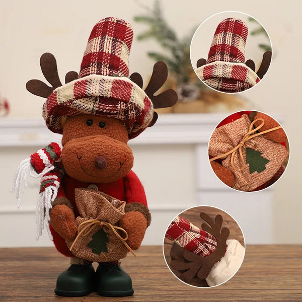 NUOLAN Christmas Decoration Tall Hat Figurine