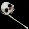 Skull Mask with Skeleton Bone Handle Halloween