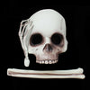 Skull Mask with Skeleton Bone Handle Halloween